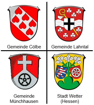 Anordnung aller Wappen der Nordkreiskommunen 