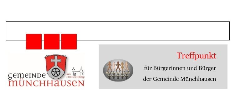 Blick auf das winterliche Rathaus von Münchhausen