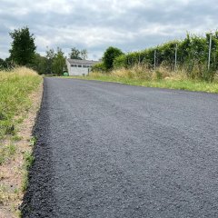 Blick auf Straßen nach erfolgtem DSK-Verfahren