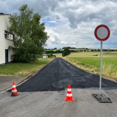 Blick auf Straßen nach erfolgtem DSK-Verfahren