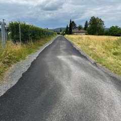 Blick auf Straßen nach erfolgtem DSK-Verfahren