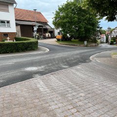 Blick auf Straßen nach erfolgtem DSK-Verfahren