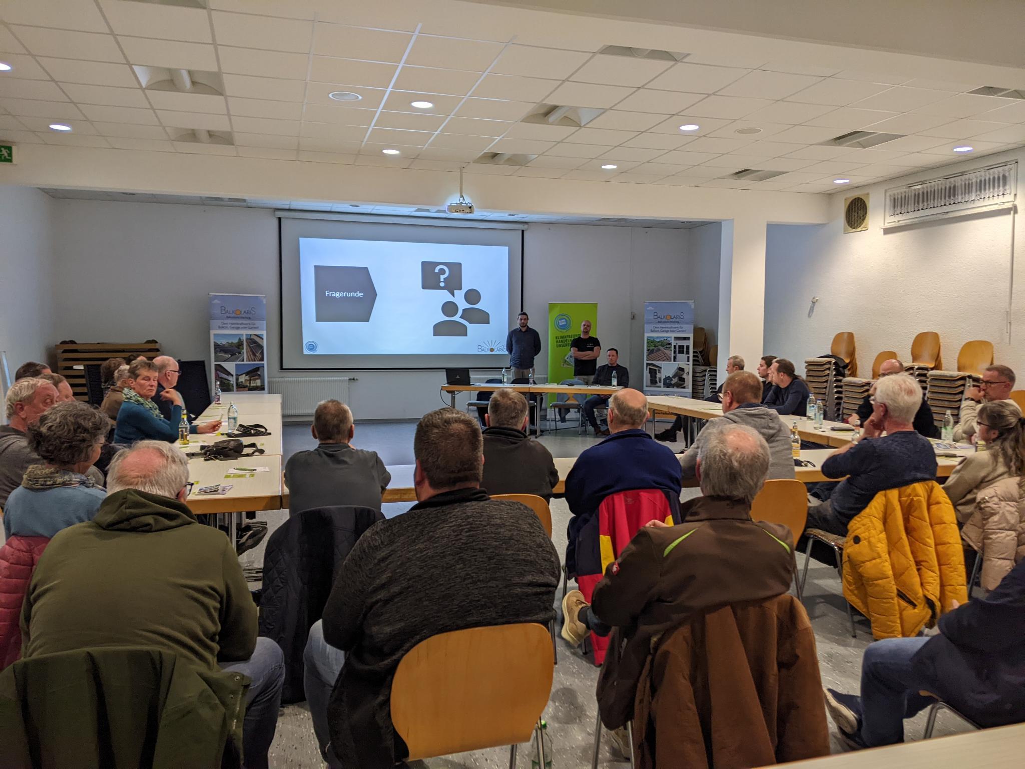 Infoabend im Bürgerhaus Münchhausen
