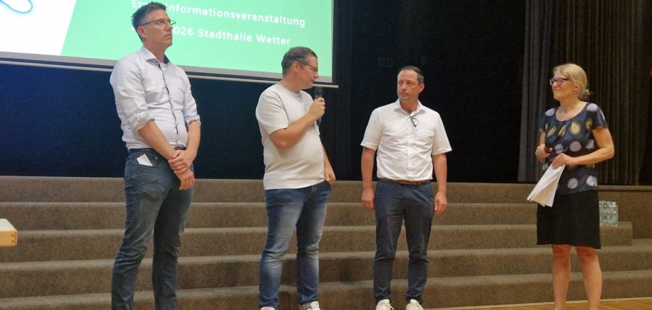 Die Bürgermeister aus Lahntal, Wetter und Münchhausen stehen Rede und Antwort